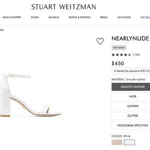 BRAND NEW/UNWORN Stuart Weitzman NearlyNude Strap Sandal